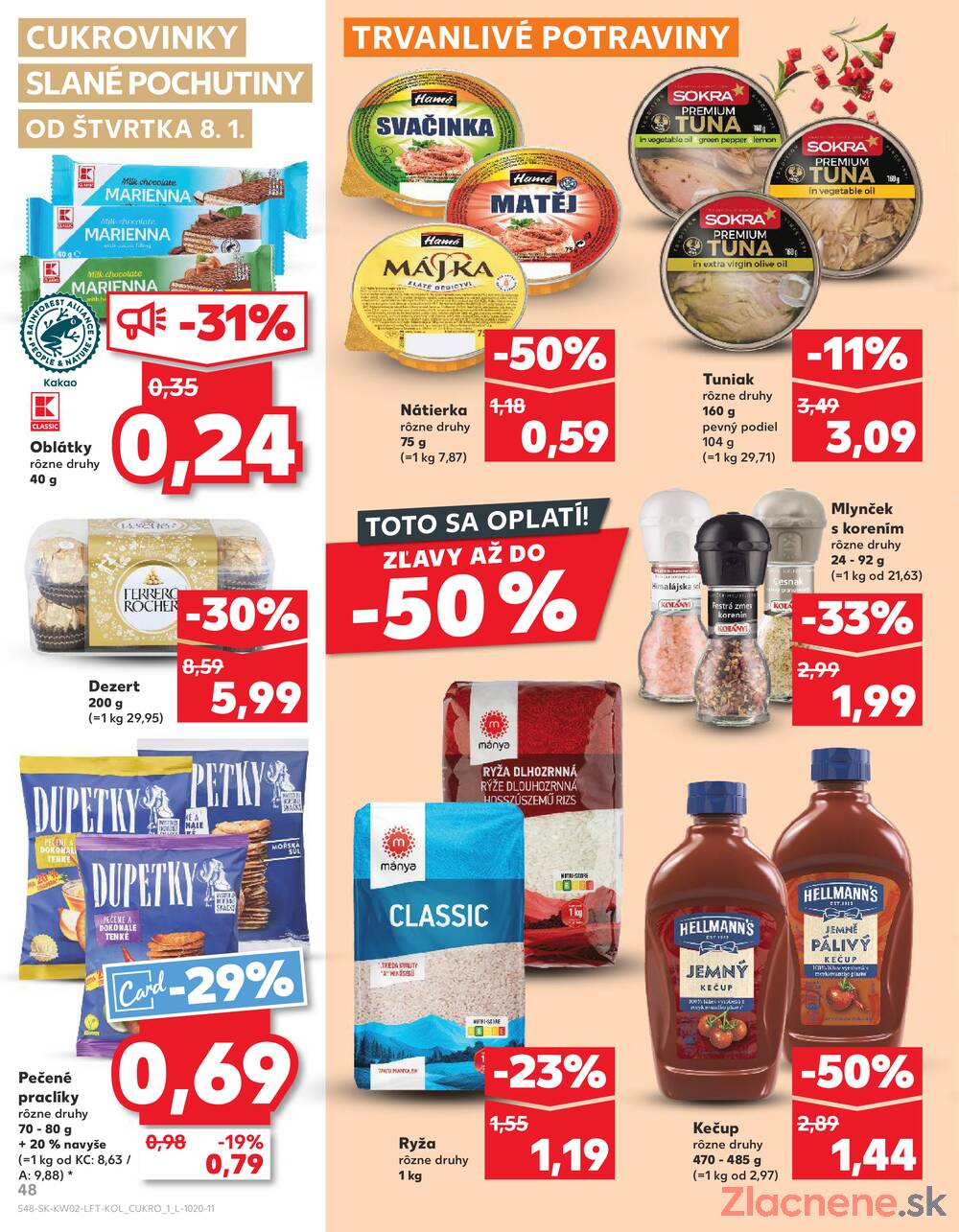 Leták Kaufland - Kaufland 8.1. - 14.1. - Kaufland Veľký Meder - strana 48 Leták Kaufland - Kaufland 8.1. - 14.1. - Kaufland Veľký Meder - strana 48