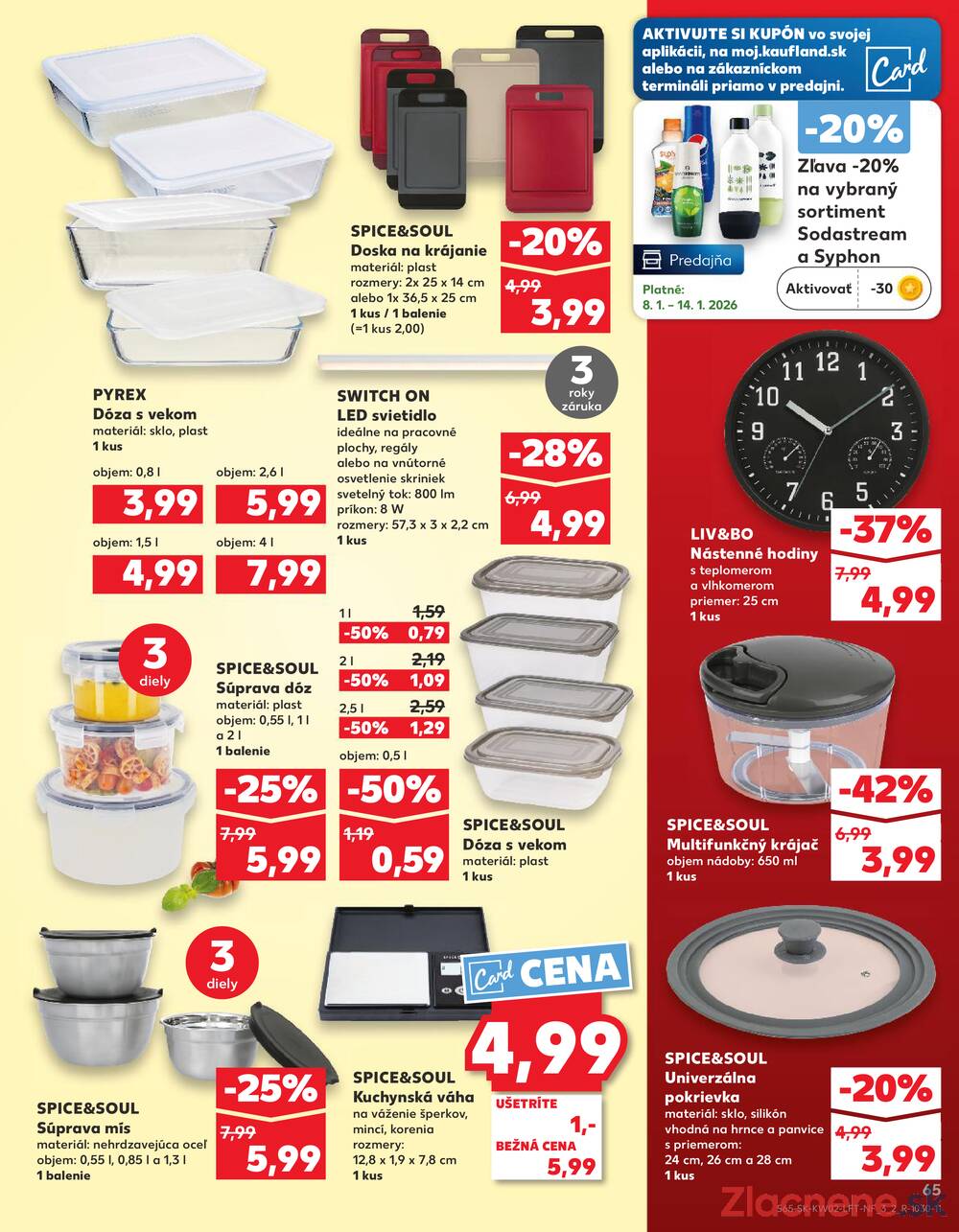 Leták Kaufland - Kaufland 8.1. - 14.1. - Kaufland Veľký Meder - strana 65 Leták Kaufland - Kaufland 8.1. - 14.1. - Kaufland Veľký Meder - strana 65