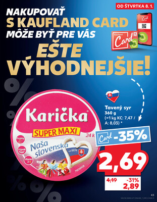 Kaufland 8.1. - 14.1. - Kaufland Veľký Meder