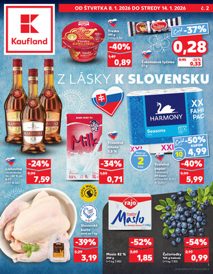 Leták Kaufland 8.1. - 14.1. - Kaufland Žiar nad Hronom