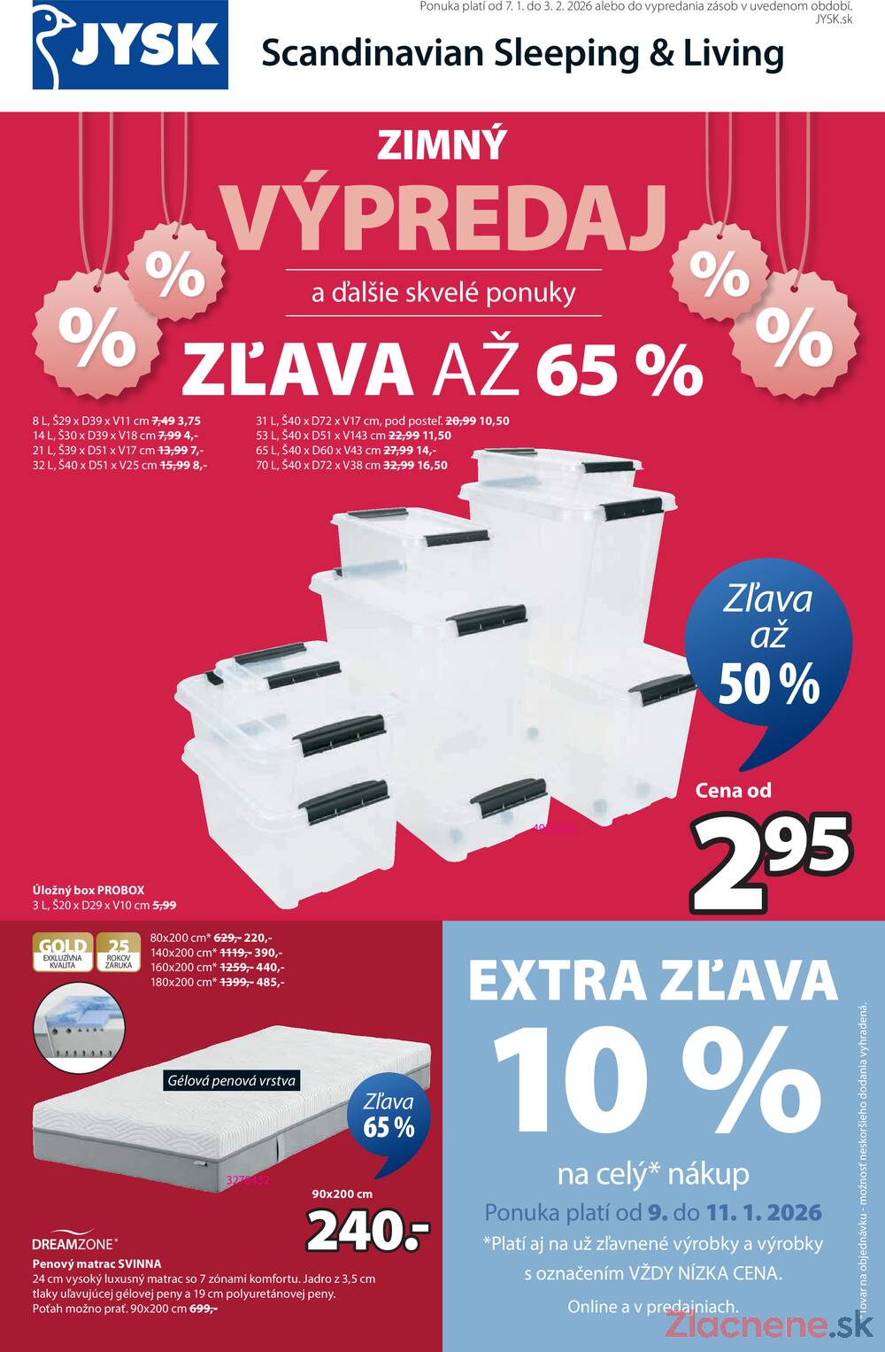 Leták Jysk - Jysk od 7.1. do 3.2.2026 - strana 1