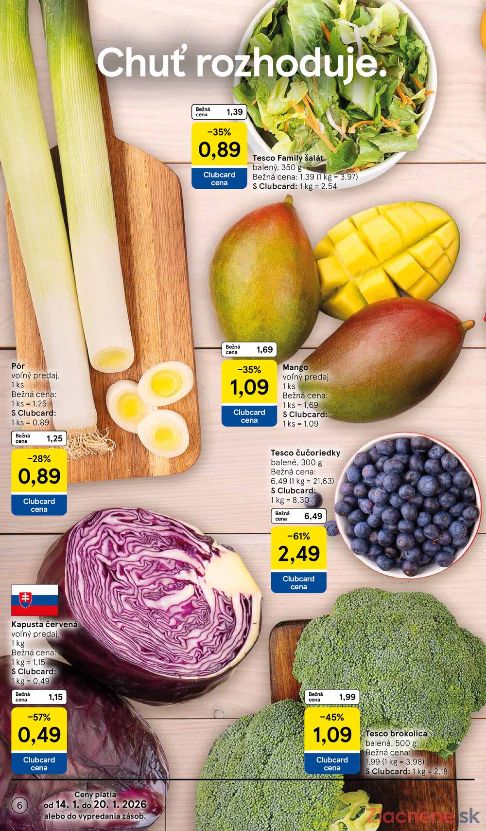 Leták Tesco - Tesco supermarkety od 14.1. do 20.1.2026 - strana 6