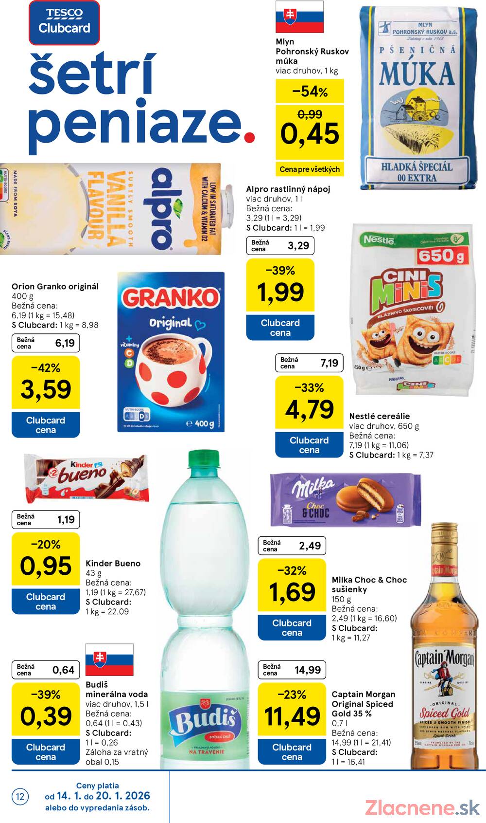 Leták Tesco - Tesco malé hypermarkety od 14.1. do 20.1.2026 - strana 12