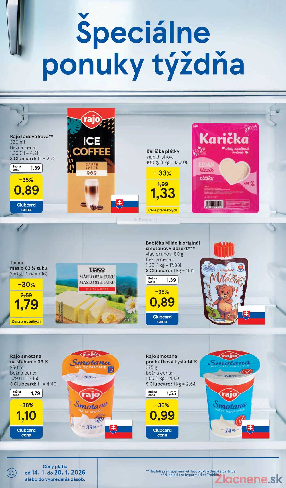 Leták Tesco - Tesco malé hypermarkety od 14.1. do 20.1.2026 - strana 22