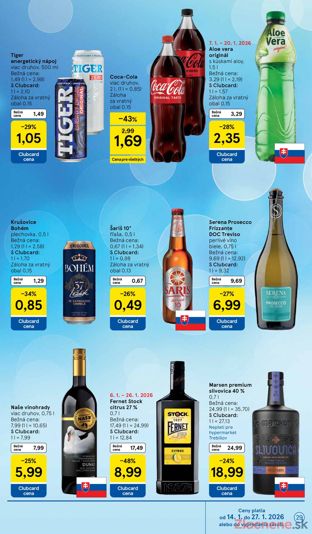 Leták Tesco - Tesco malé hypermarkety od 14.1. do 20.1.2026 - strana 29