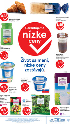 Tesco malé hypermarkety od 14.1. do 20.1.2026
