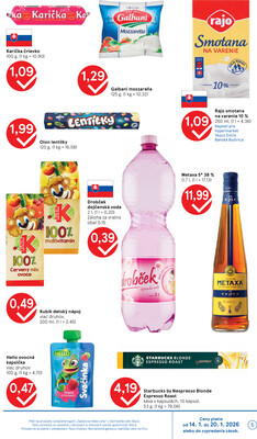 Tesco malé hypermarkety od 14.1. do 20.1.2026