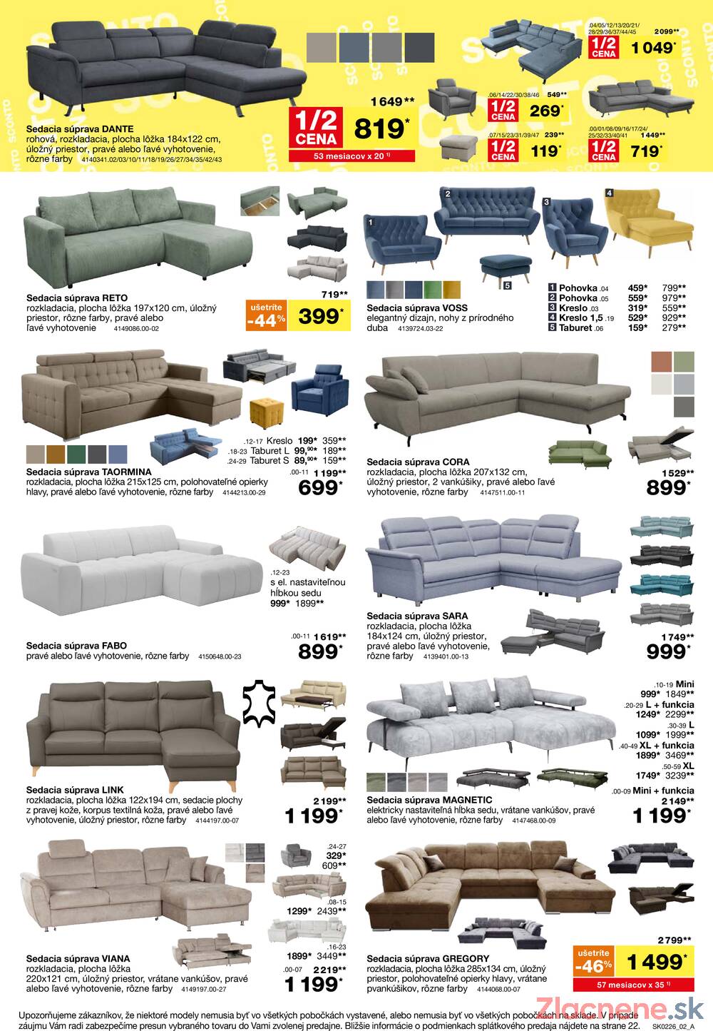 Sconto nábytok od 21.1. do 10.2.2026