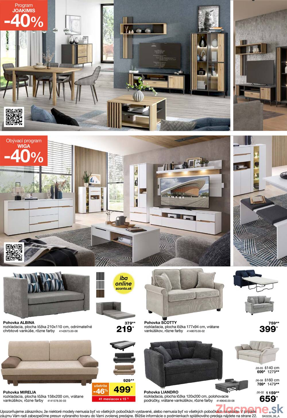 Sconto nábytok od 21.1. do 10.2.2026