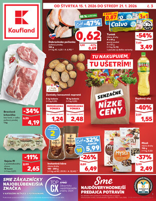 Leták Kaufland 15.1. - 21.1. - Kaufland Bardejov