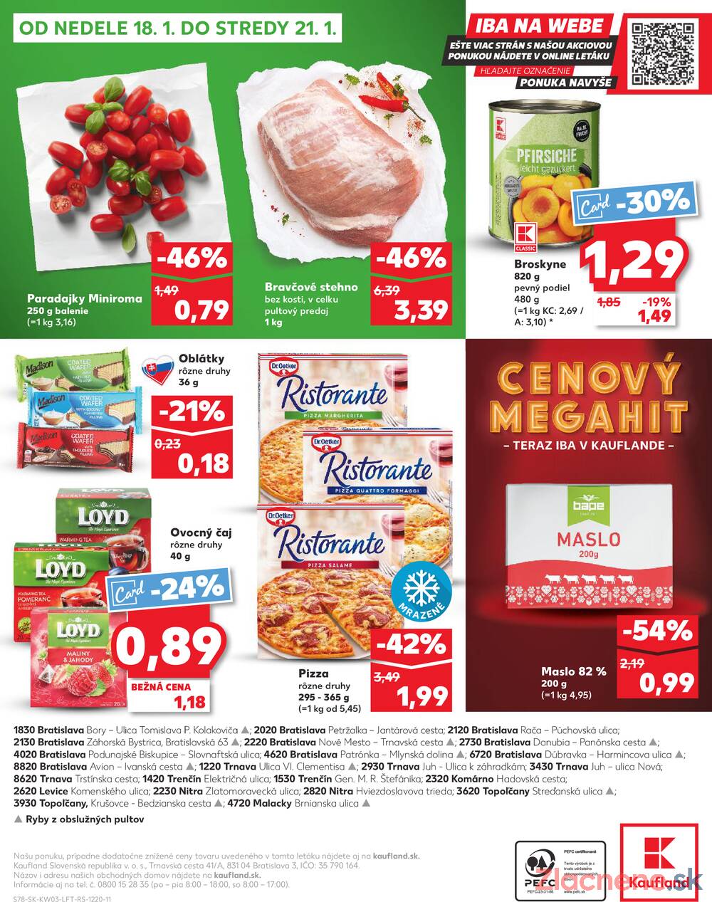 Kaufland 15.1. - 21.1. - Kaufland Bratislava - Avion (Ivanská cesta)