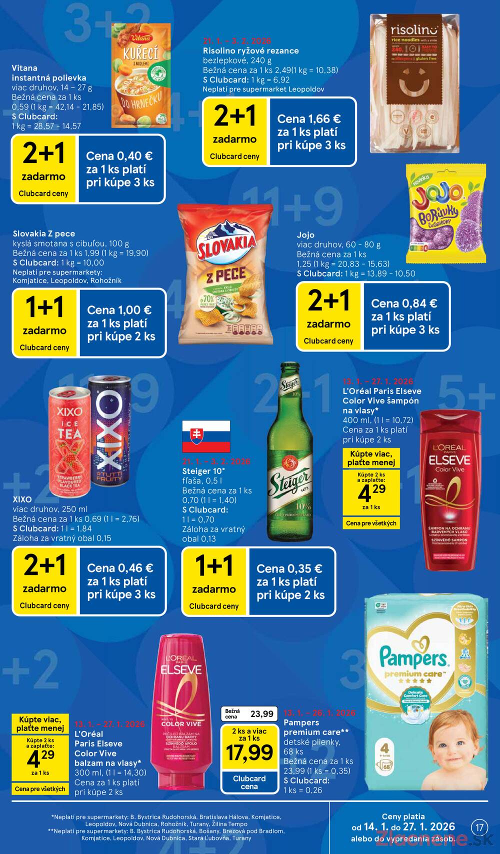 Tesco supermarkety od 21.1. do 27.1.2026