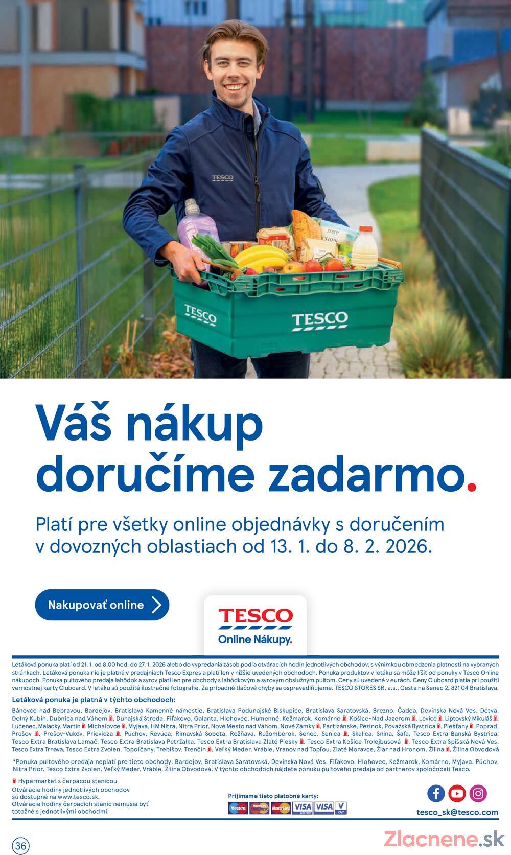 Tesco malé hypermarkety od 21.1. do 27.1.2026