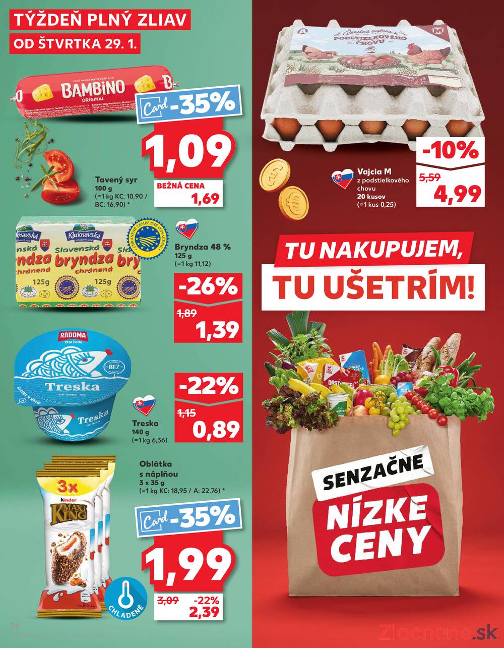 Kaufland 29.1. - 4.2. - Kaufland Púchov