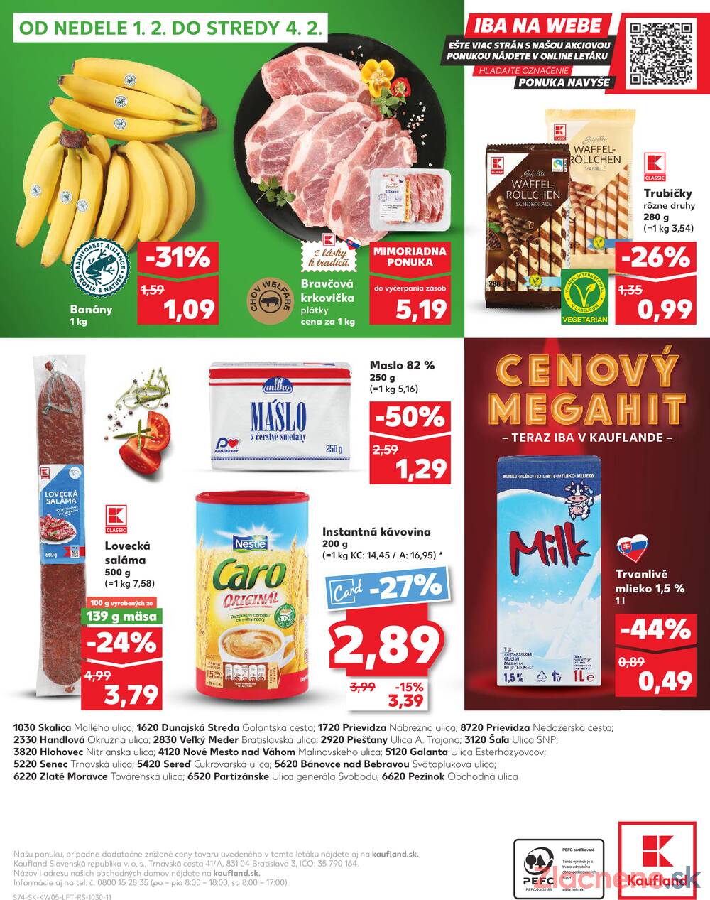 Kaufland 29.1. - 4.2. - Kaufland Veľký Meder