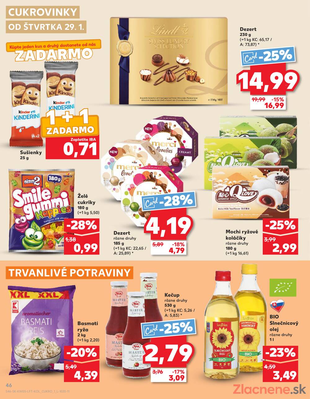 Leták Kaufland - Kaufland 29.1. - 4.2. - Kaufland Bratislava - Podunajské Biskupice - strana 46