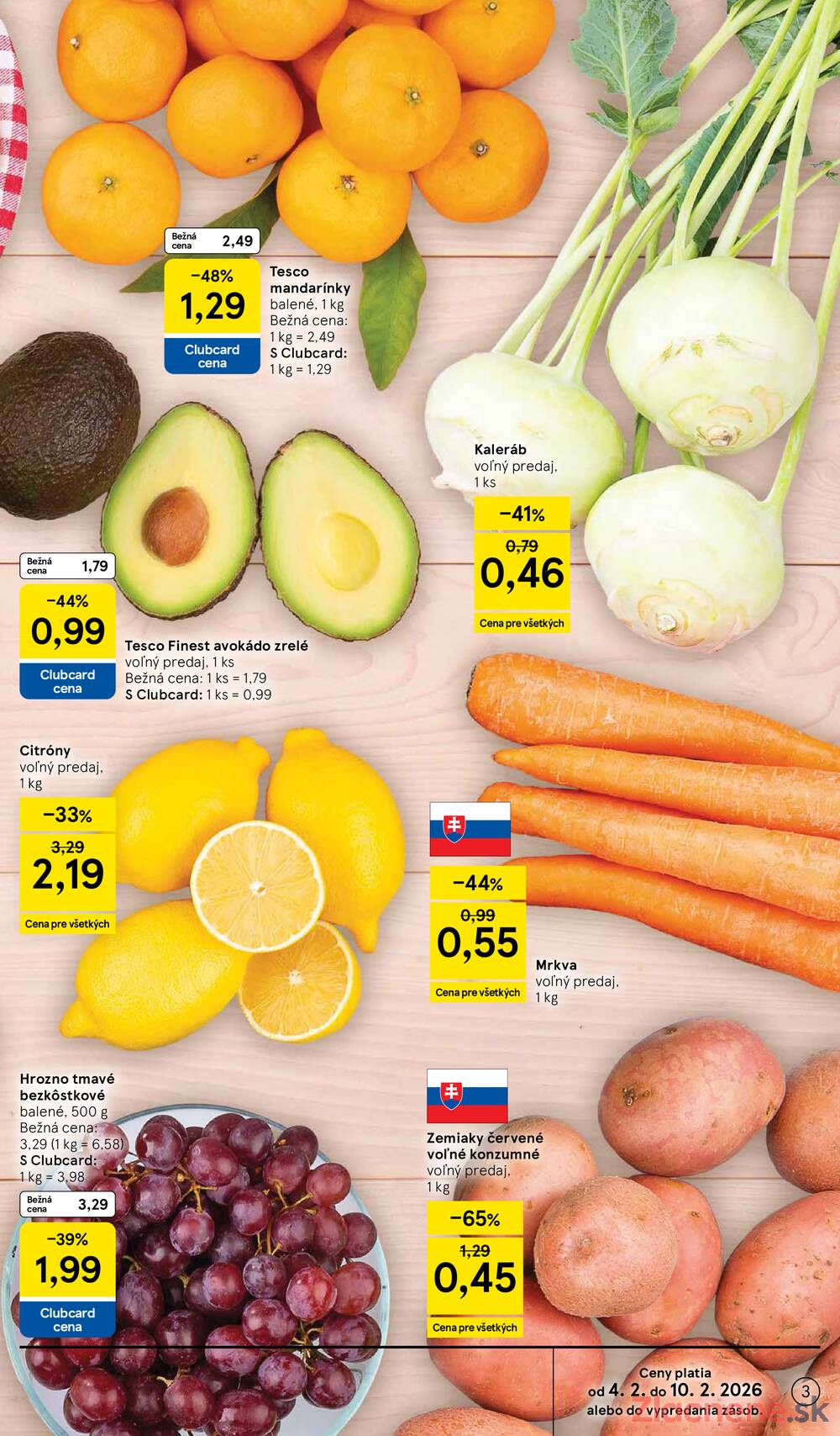 Tesco supermarkety od 4.2. do 10.2.2026