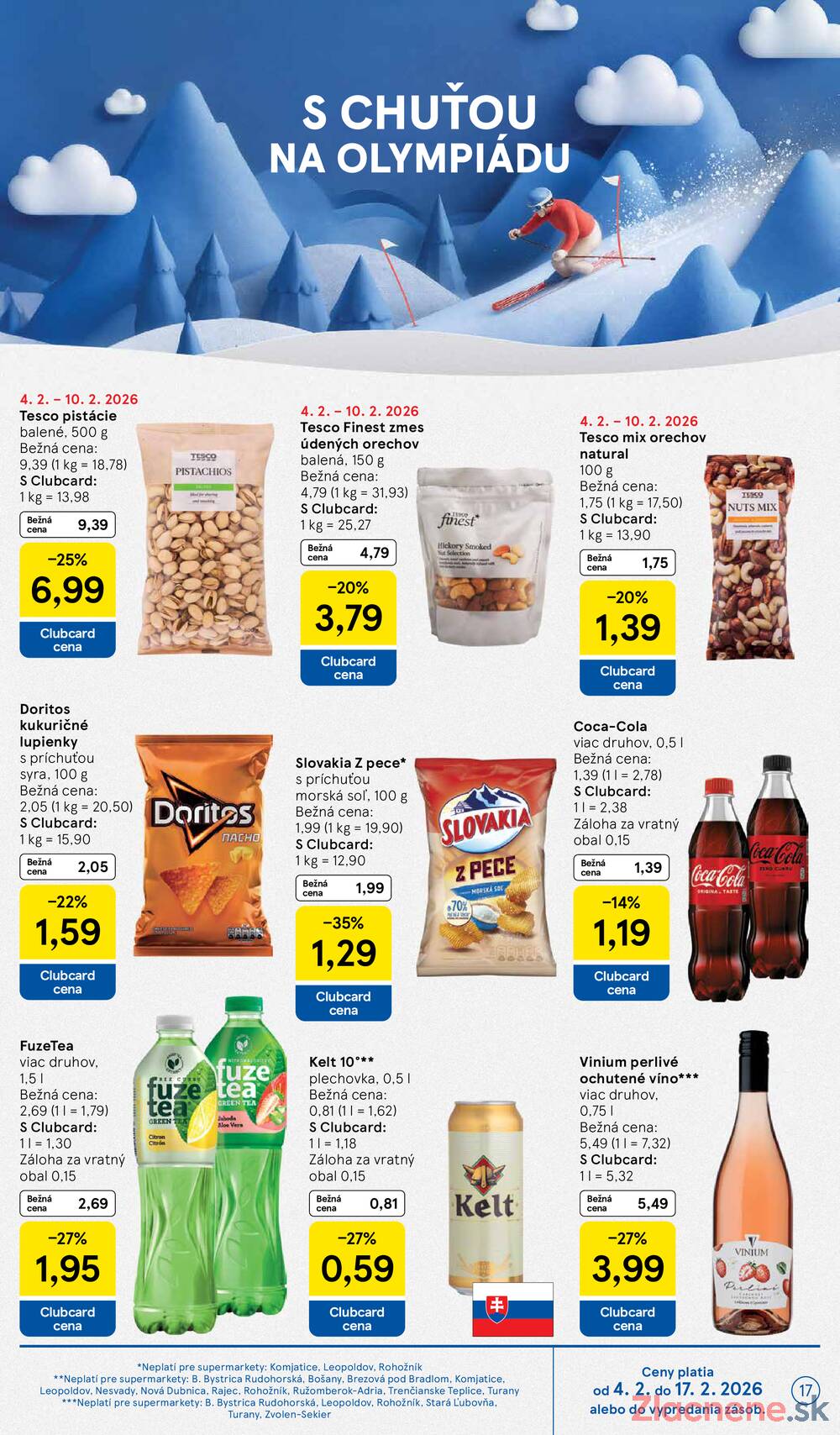 Tesco supermarkety od 4.2. do 10.2.2026