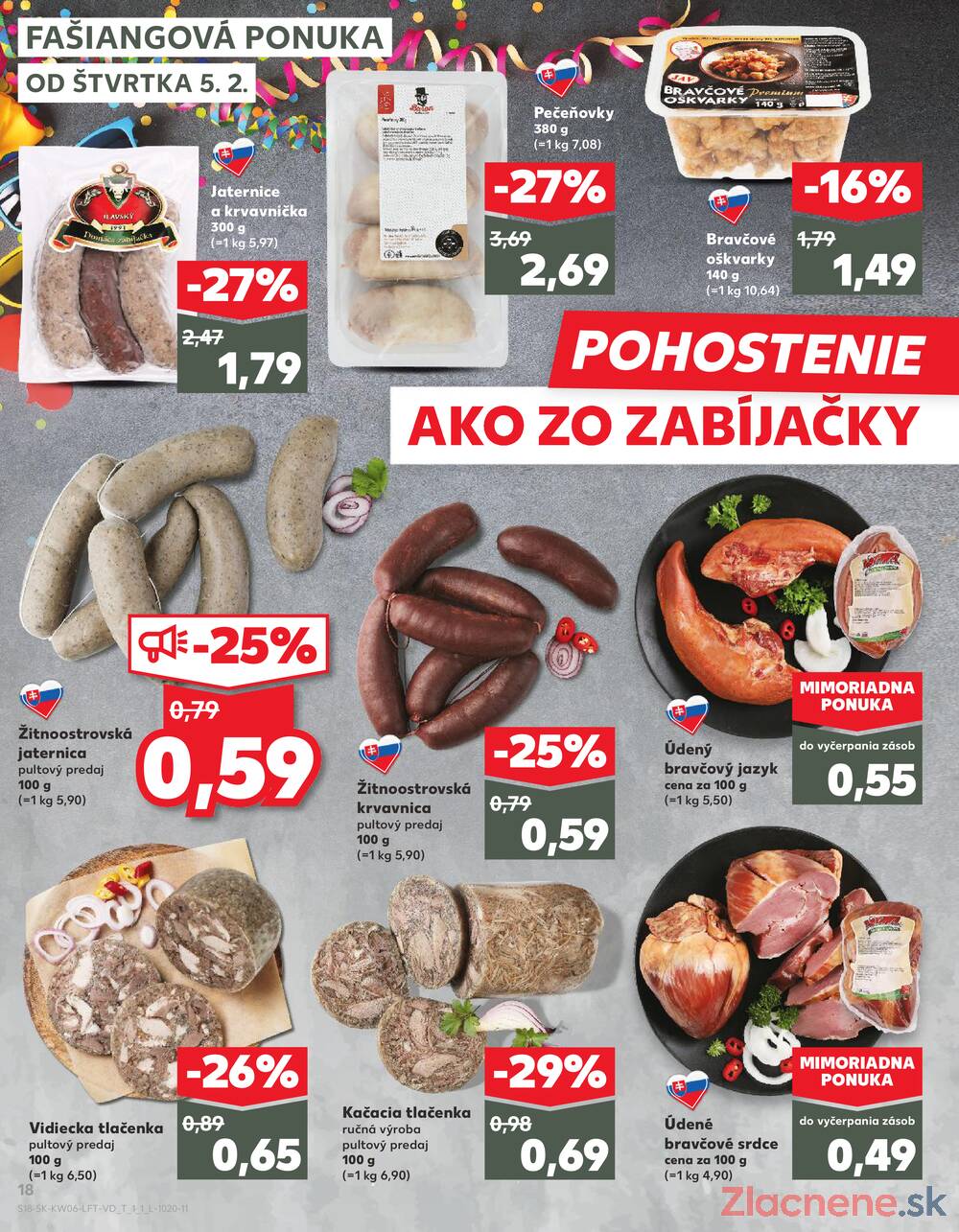 Kaufland 5.2. - 11.2. - Kaufland Bytča