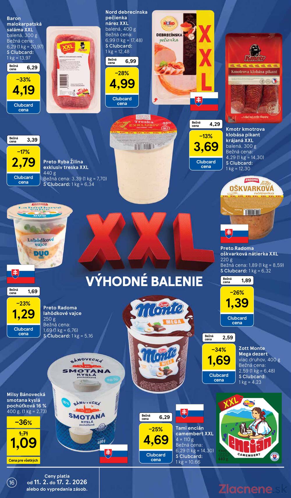 Tesco supermarkety od 11.2. do 17.2.2026