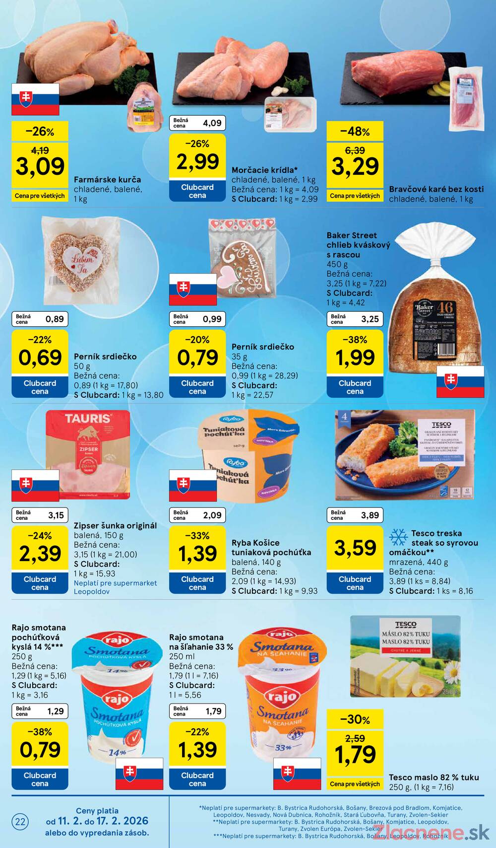 Leták Tesco - Tesco supermarkety od 11.2. do 17.2.2026 - strana 22
