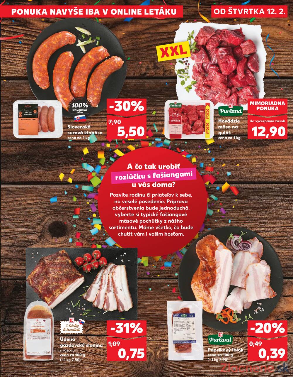 Kaufland 12.2. - 18.2. - Kaufland Veľký Meder