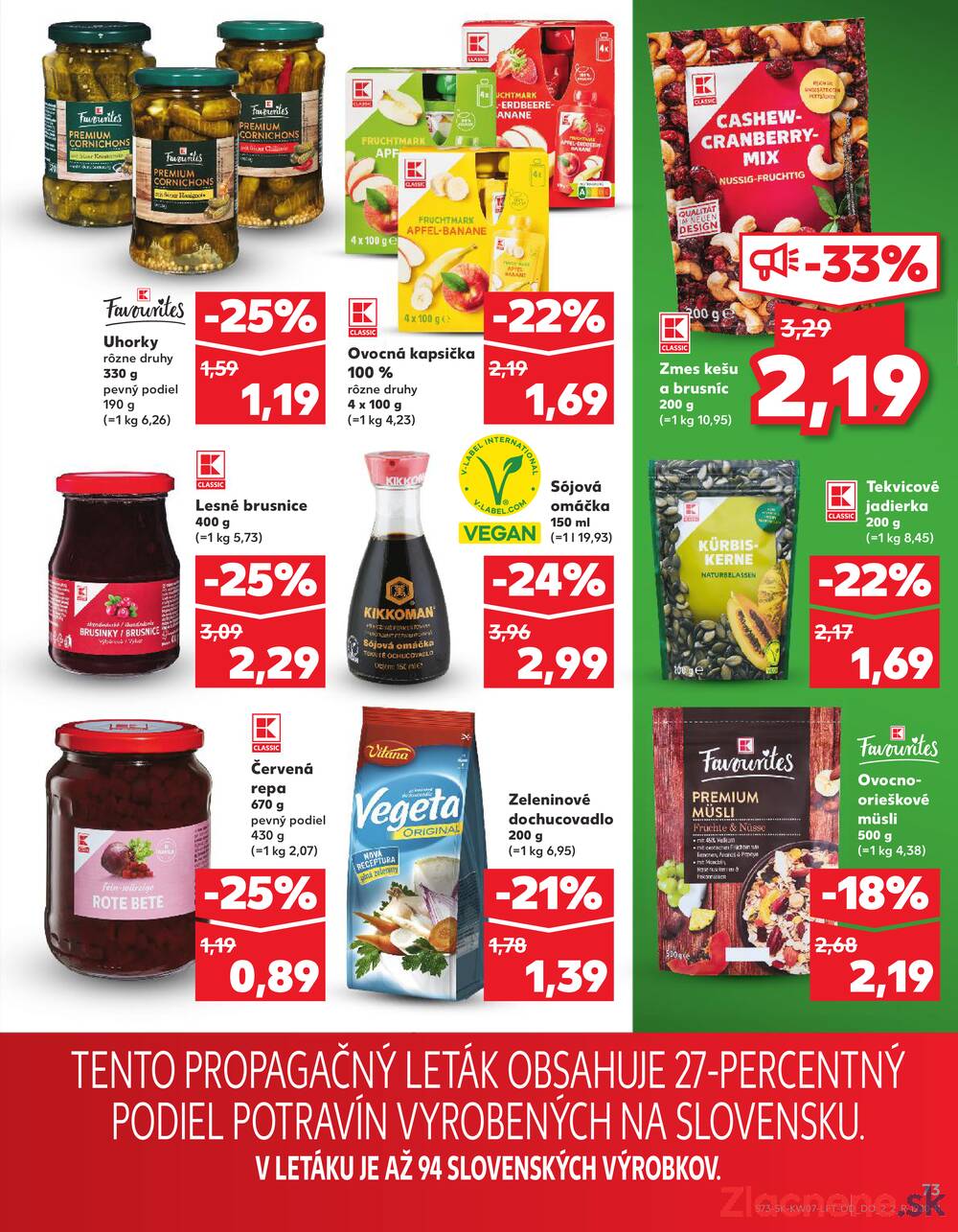 Kaufland 12.2. - 18.2. - Kaufland Bratislava - Rača