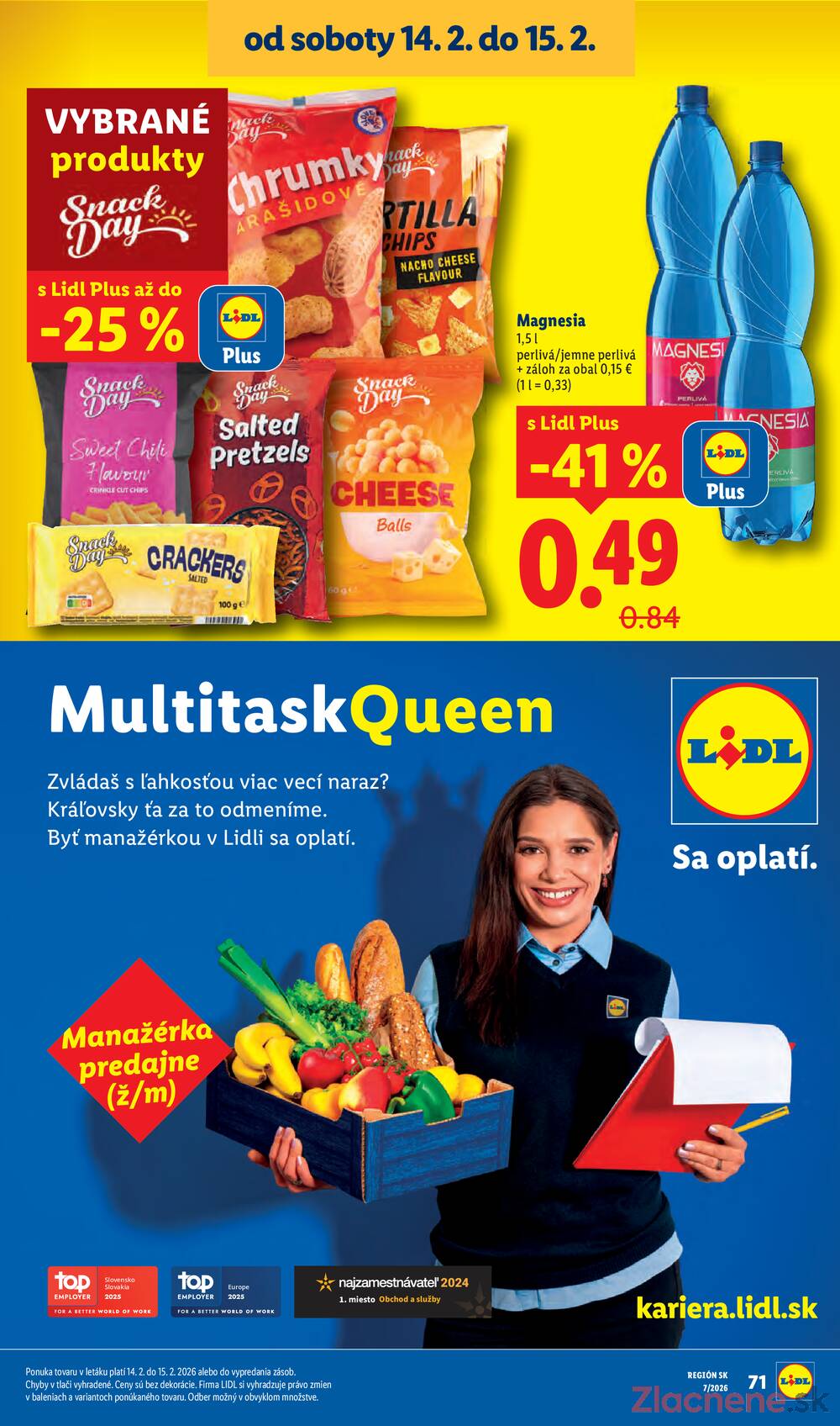 Lidl od štvrtka 12.2. - 15.2.