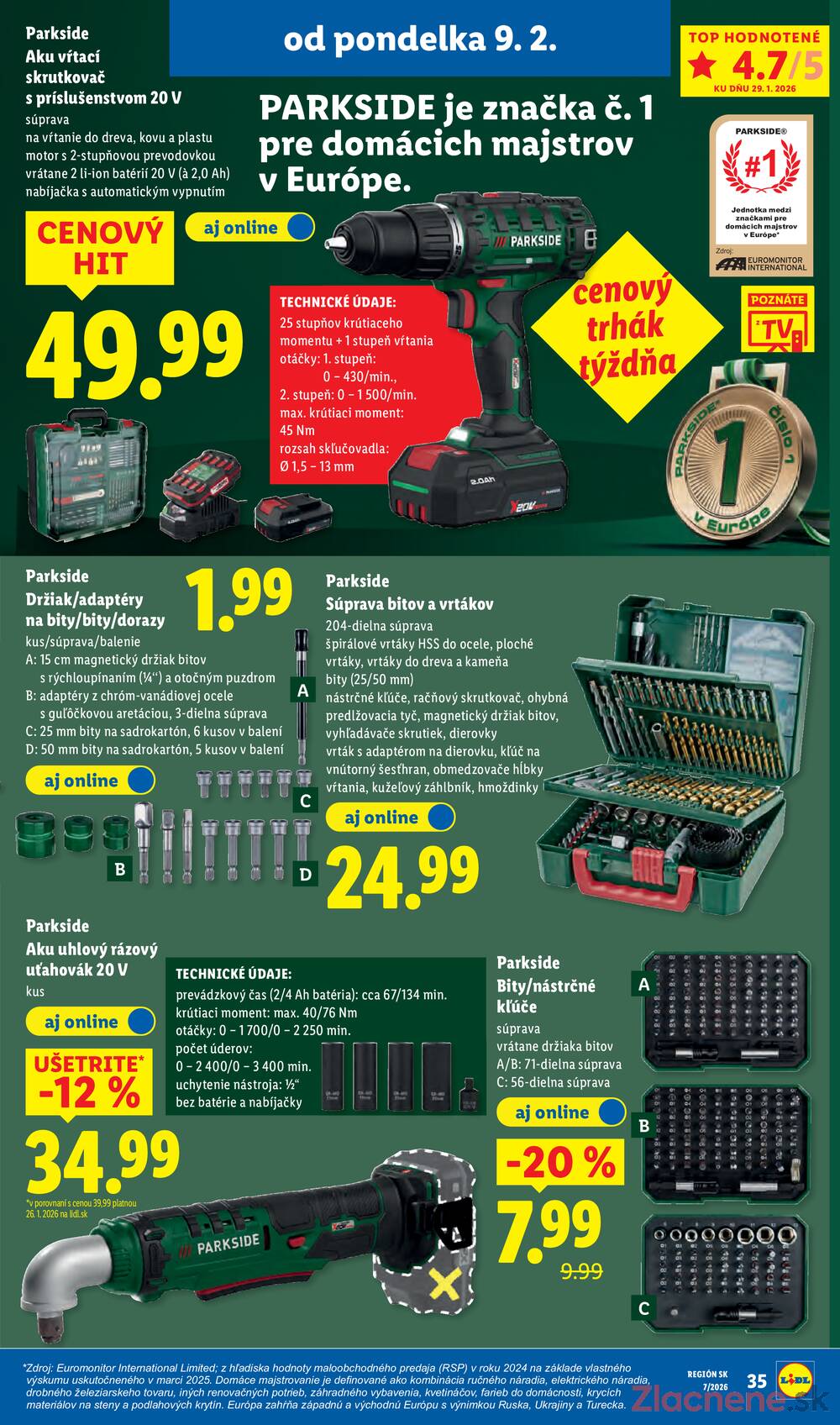 Lidl od štvrtka 12.2. - 15.2.