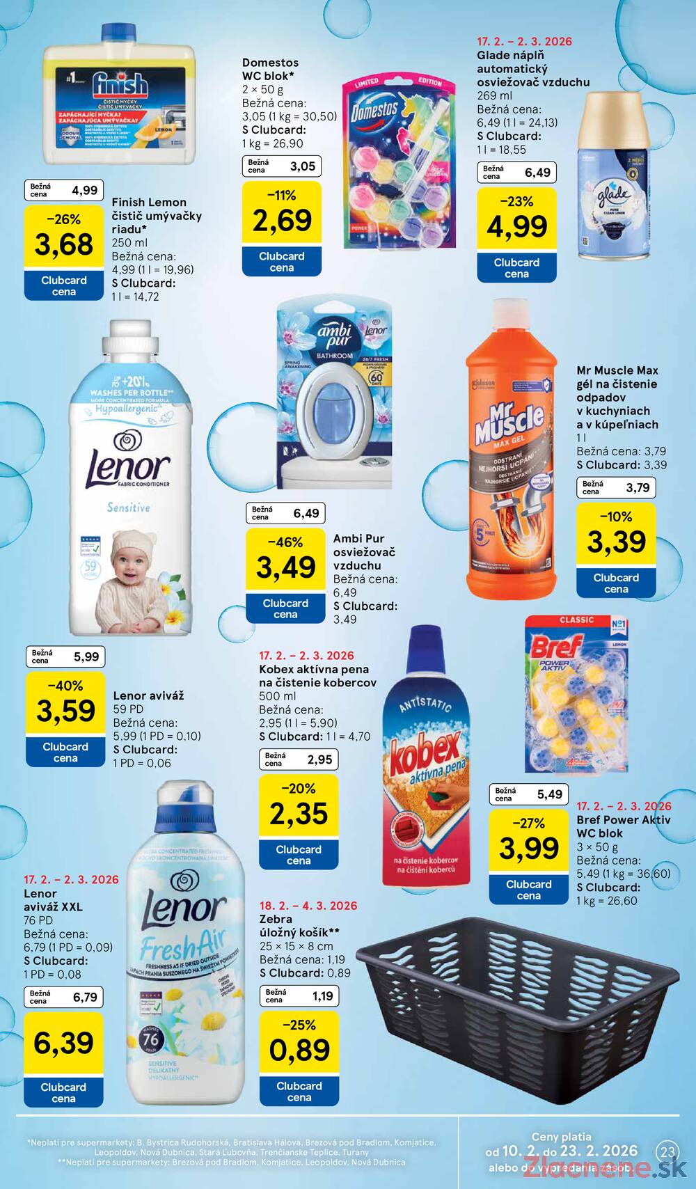Leták Tesco - Tesco supermarkety od 18.2. do 24.2.2026 - strana 23 Leták Tesco - Tesco supermarkety od 18.2. do 24.2.2026 - strana 23