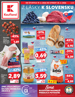 Leták Kaufland 19.2. - 25.2. - Kaufland Poprad - Jiřího Wolkera
