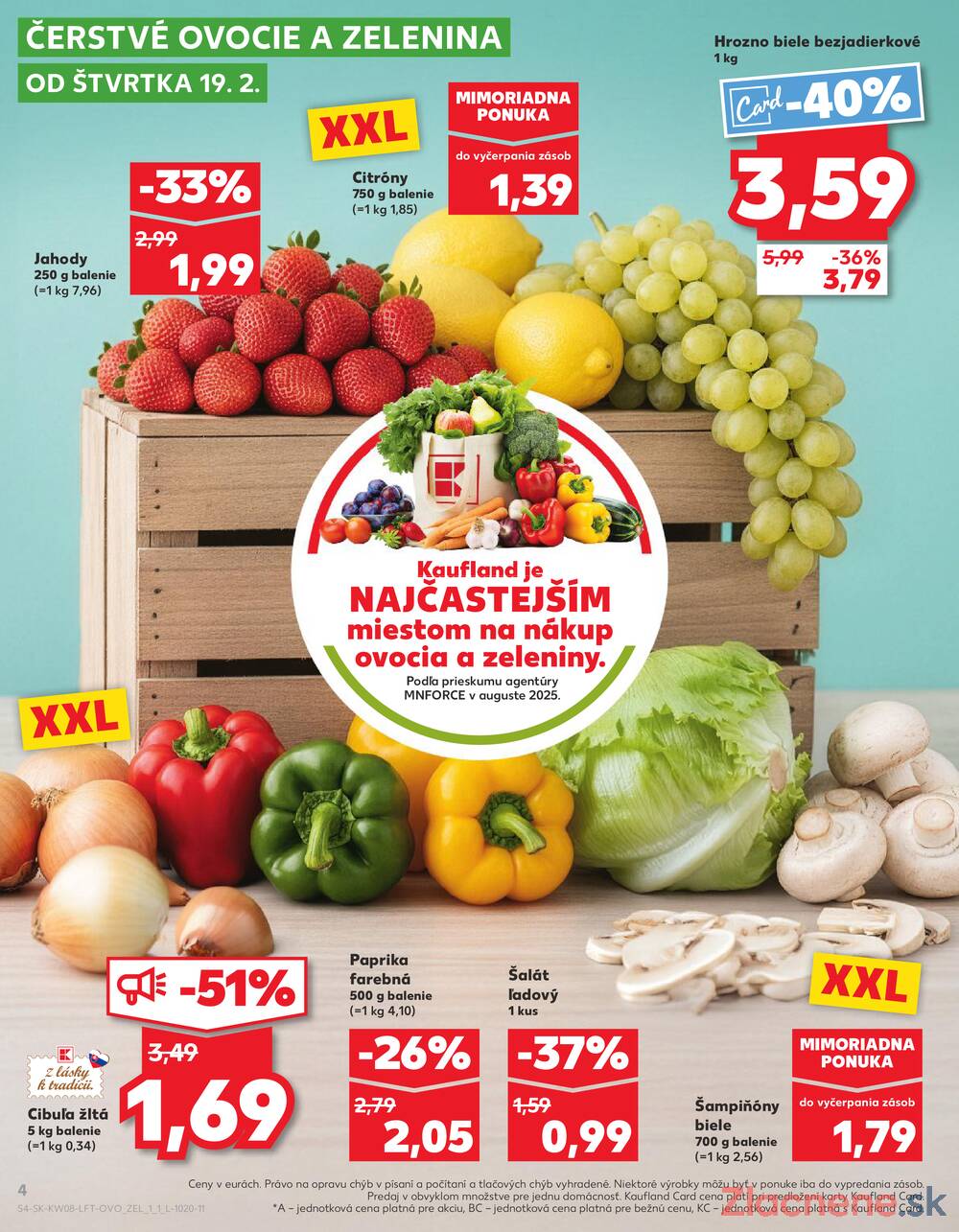 Kaufland 19.2. - 25.2. - Kaufland Zlaté Moravce