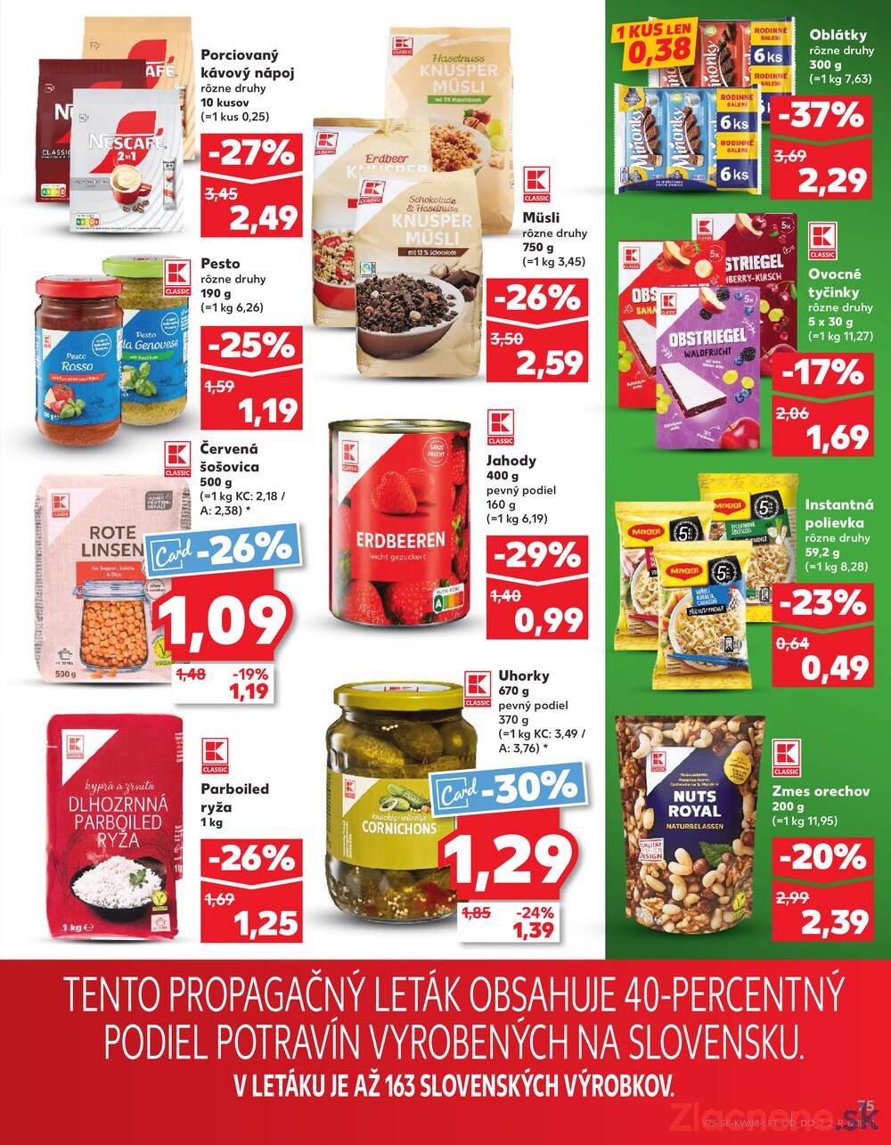 Kaufland 19.2. - 25.2. - Kaufland Bratislava - Rača