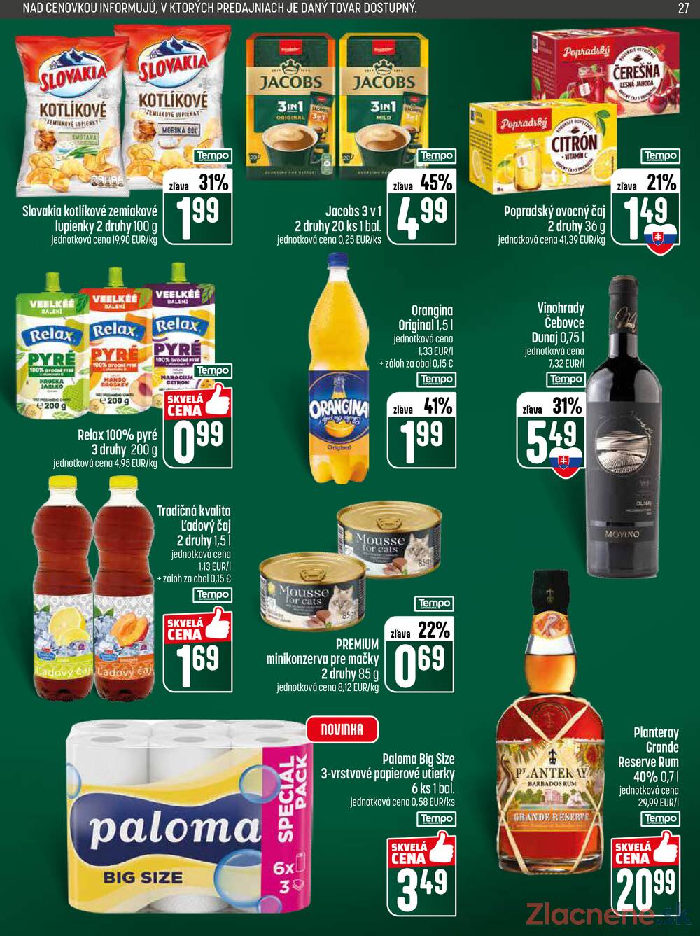 Leták COOP Jednota Slovensko - COOP do 25.2. - strana 27