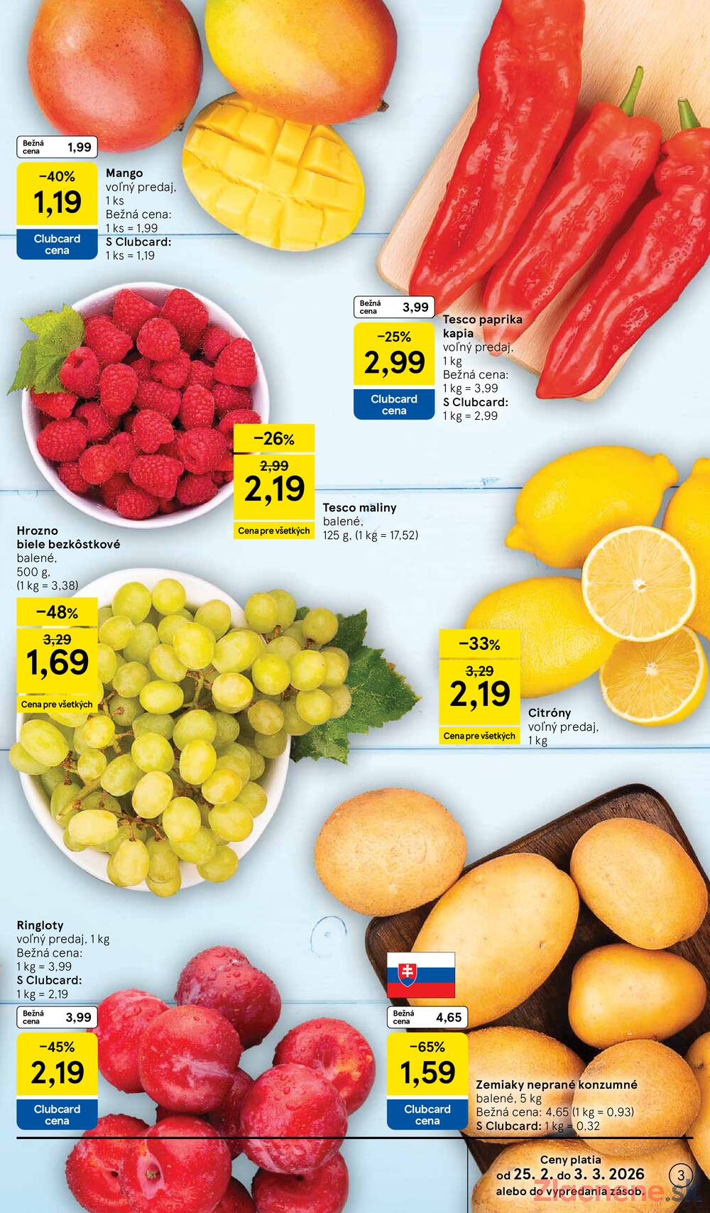 Tesco malé hypermarkety 25.2. - 3.3.