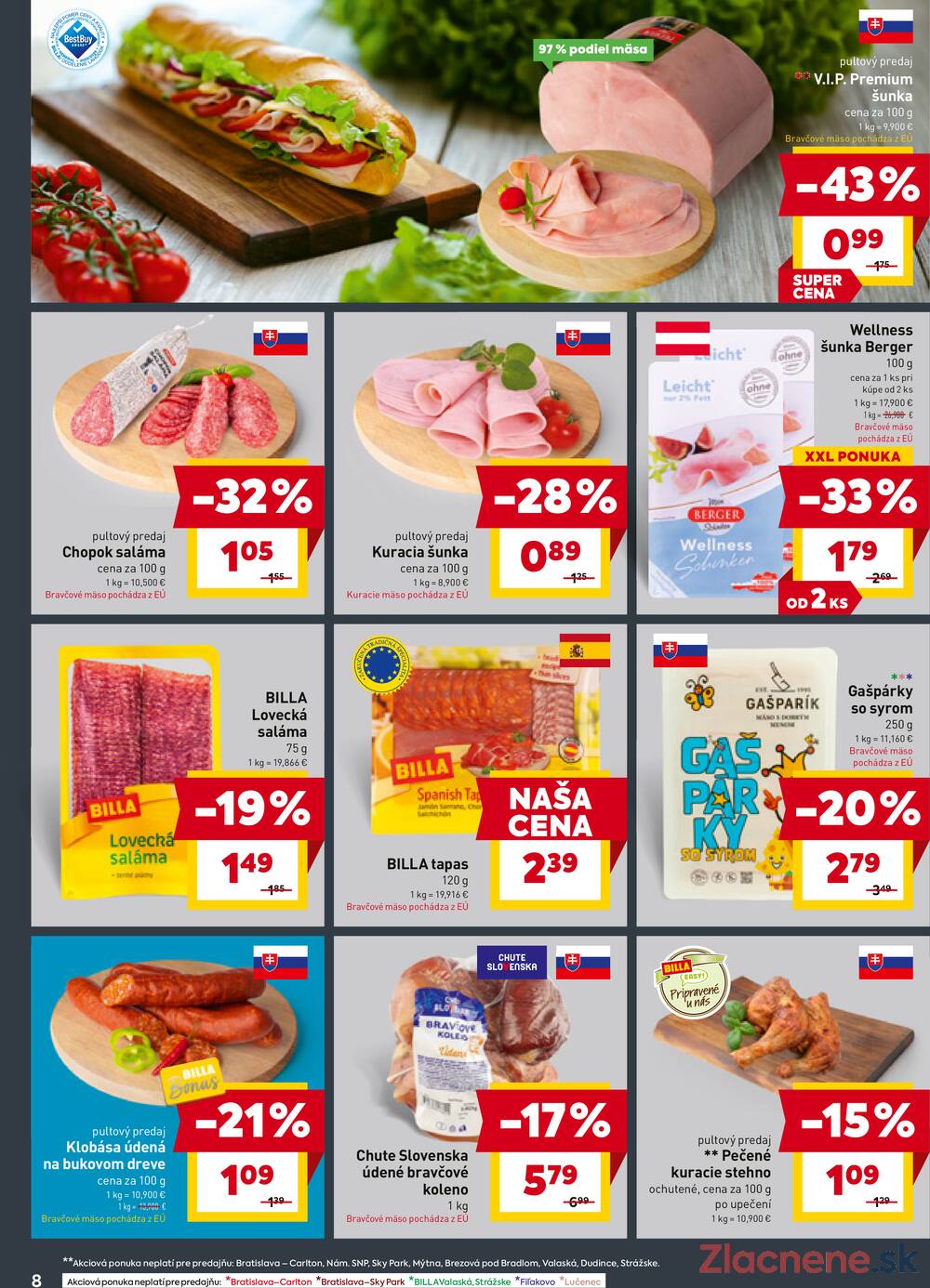 Leták BILLA - BILLA od 25.2. do 3.3.2026 - strana 8