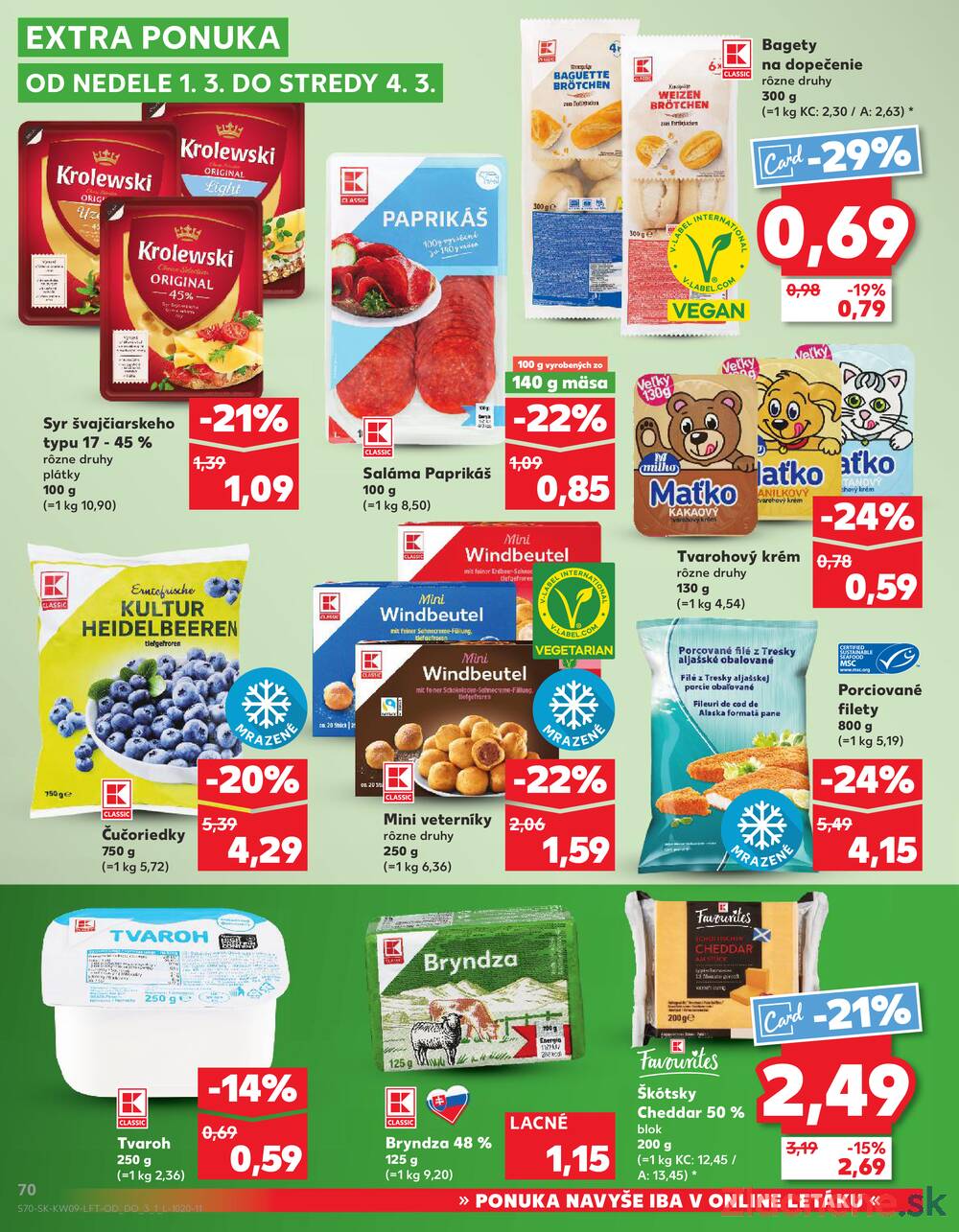 Leták Kaufland - Kaufland 26.2. - 4.3. - Kaufland Sabinov - strana 70