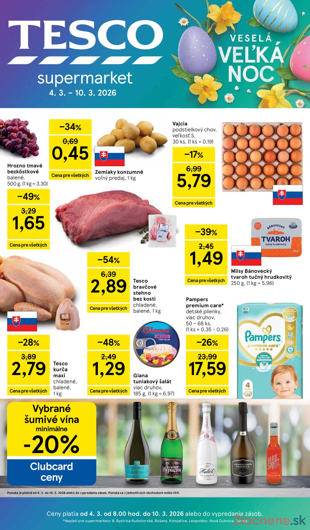 Leták Tesco - Tesco supermarkety od 4.3. do 10.3.2026 - strana 1 Leták Tesco - Tesco supermarkety od 4.3. do 10.3.2026 - strana 1