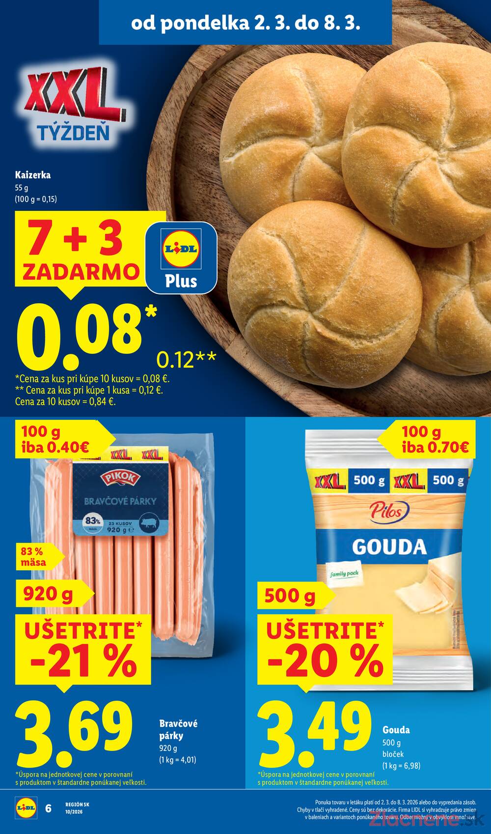 Lidl Pondělok 2.3. - 8.3.