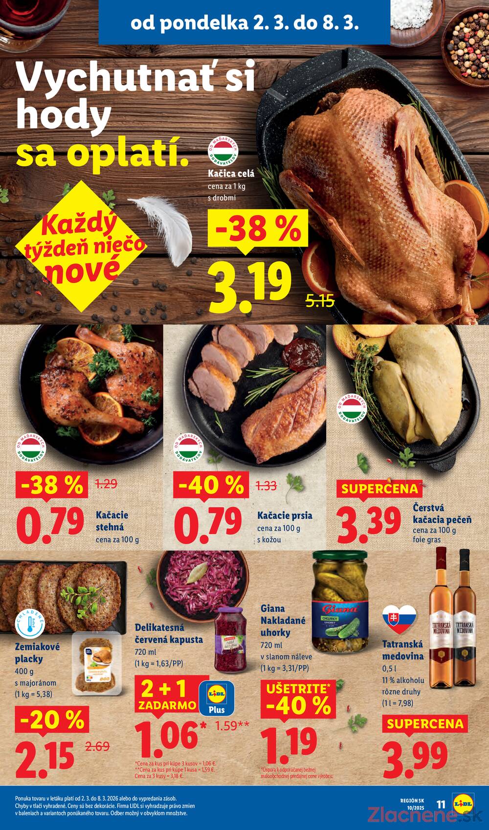 Lidl Pondělok 2.3. - 8.3.