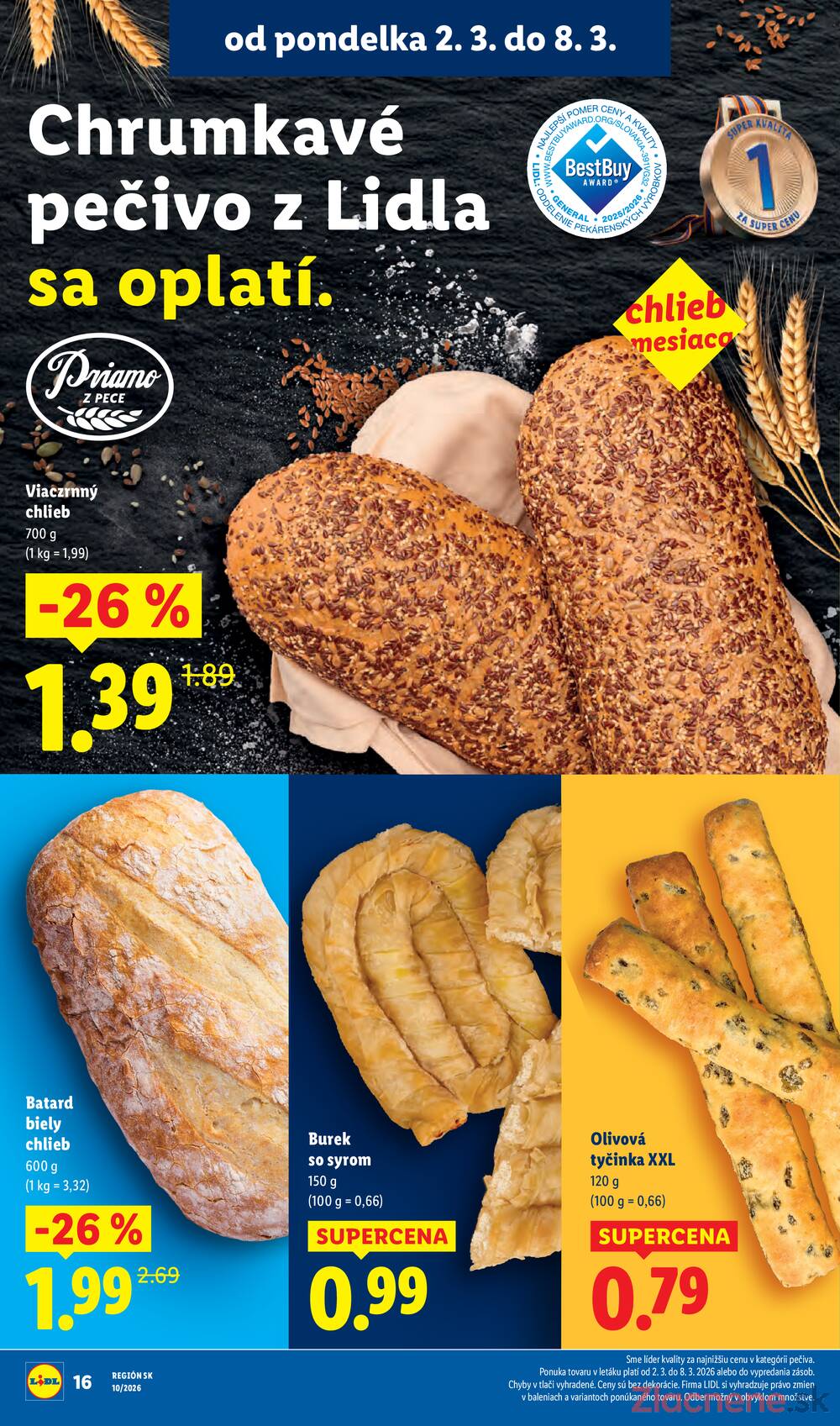 Lidl Pondělok 2.3. - 8.3.