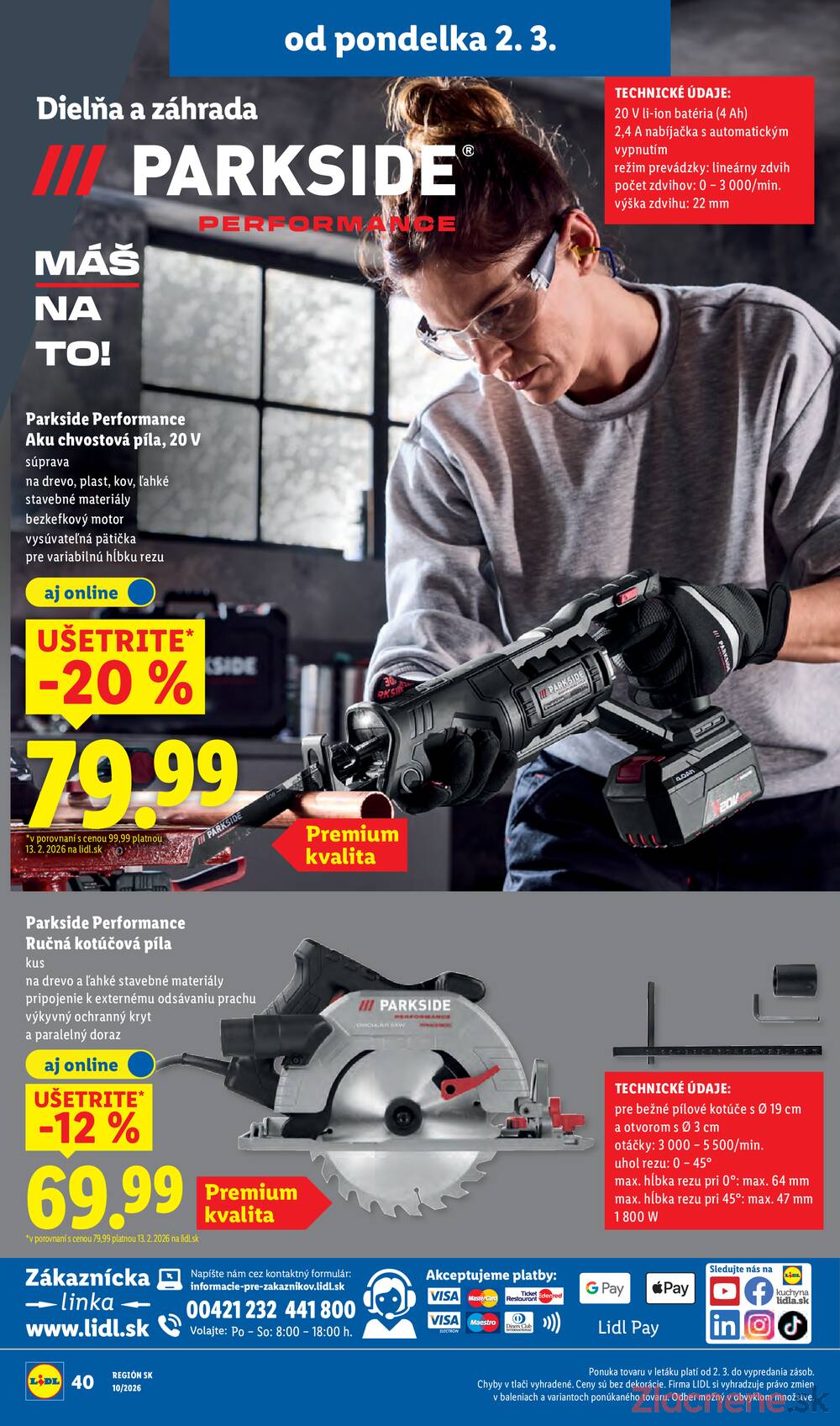 Lidl Pondělok 2.3. - 8.3.