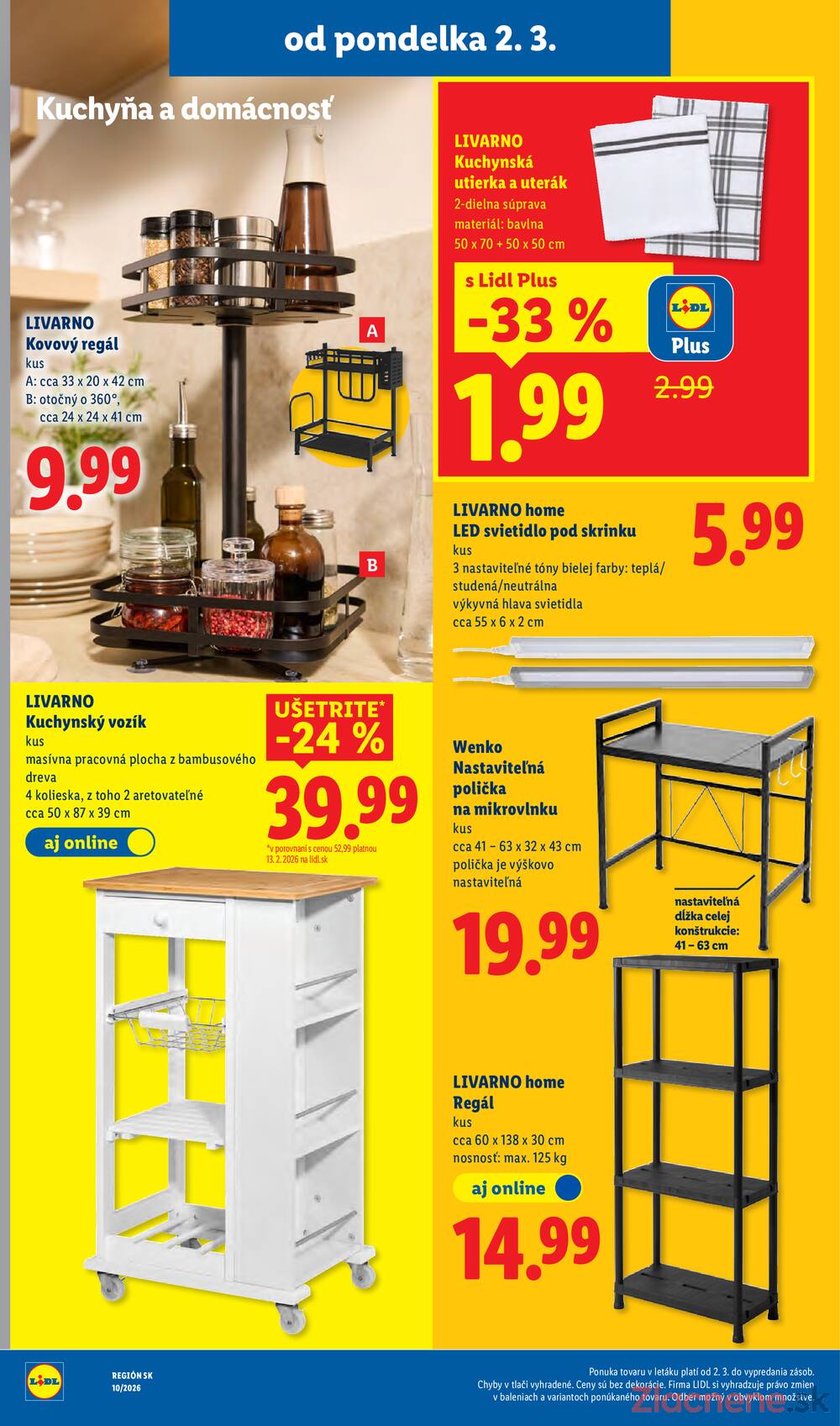 Lidl Pondělok 2.3. - 8.3.