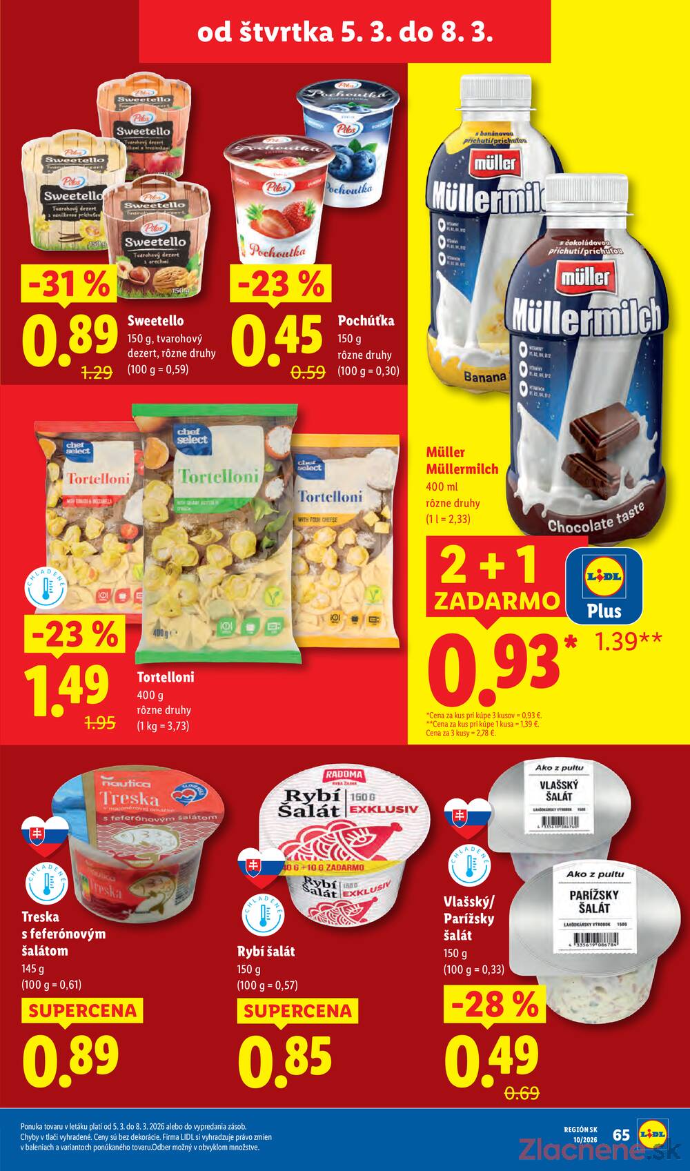 Lidl Pondělok 2.3. - 8.3.
