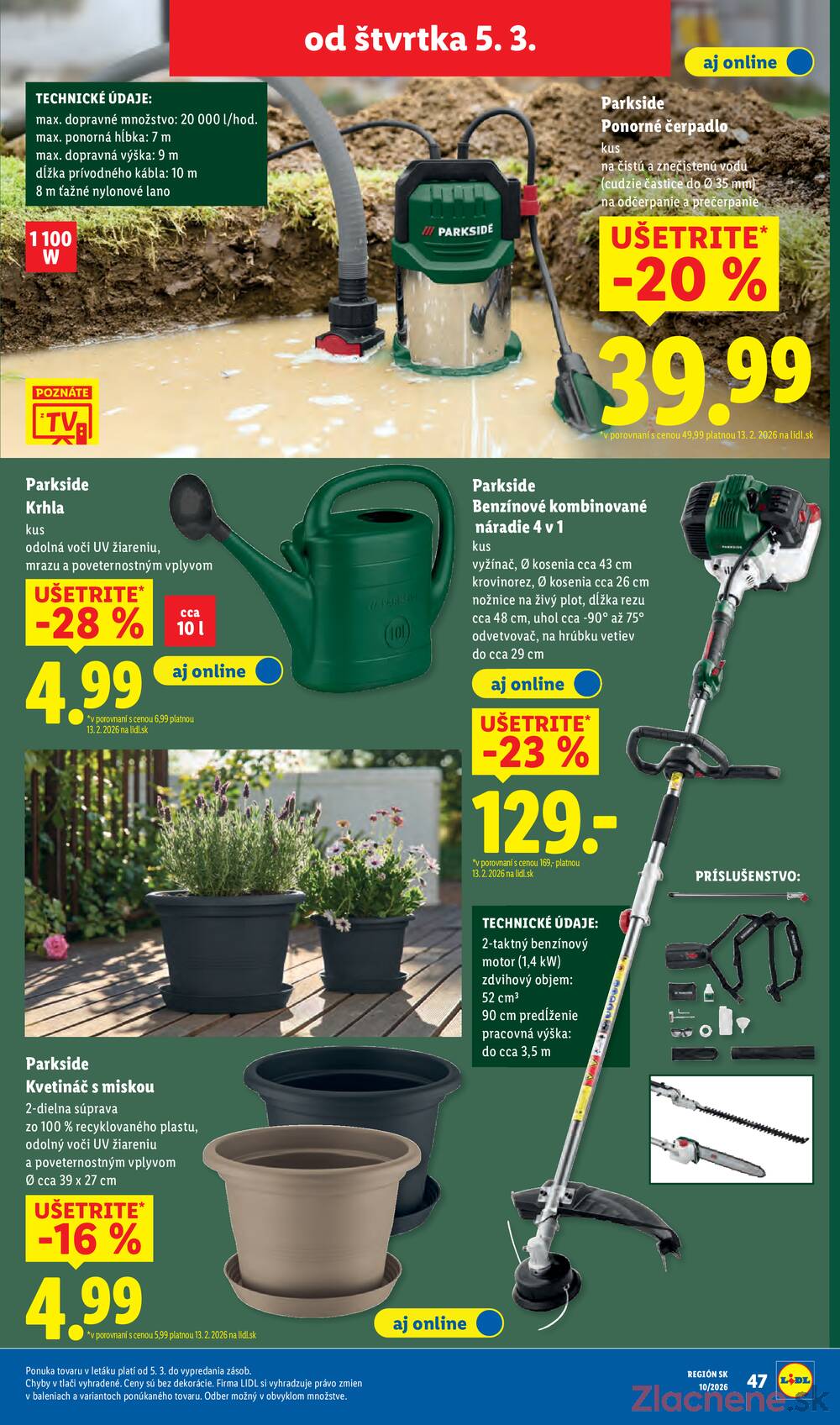 Lidl Pondělok 2.3. - 8.3.