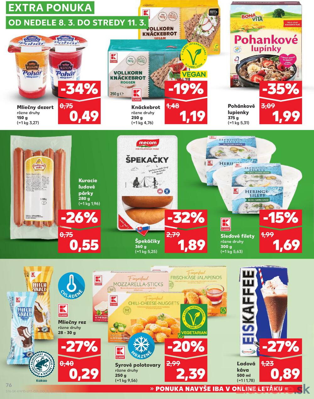 Leták Kaufland - Kaufland 5.3. - 11.3. - Kaufland Spišská Nová Ves - strana 76 Leták Kaufland - Kaufland 5.3. - 11.3. - Kaufland Spišská Nová Ves - strana 76