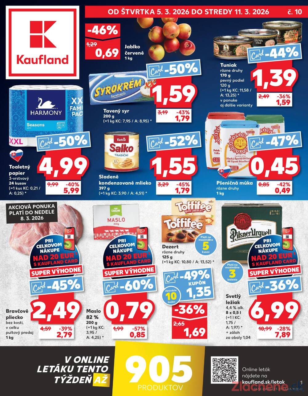 Leták Kaufland - Kaufland 5.3. - 11.3. - Kaufland Humenné - strana 1