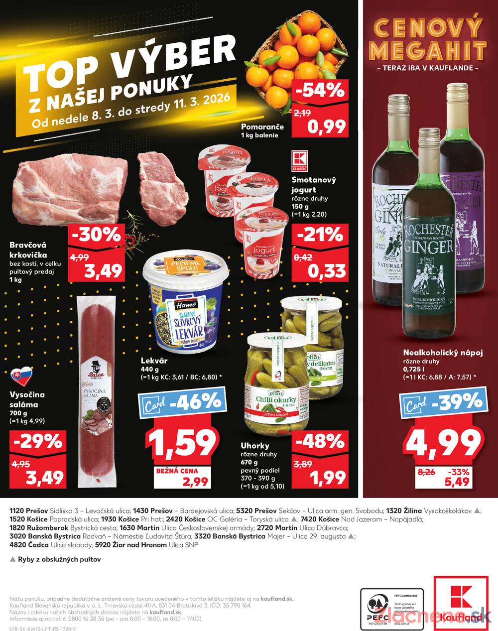 Kaufland 5.3. - 11.3. - Kaufland Martin-Podhaj