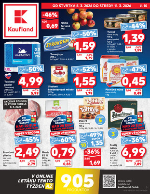 Leták Kaufland 5.3. - 11.3. - Kaufland Žiar nad Hronom