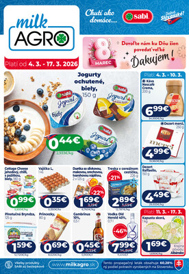 MILK - AGRO : 1 leták